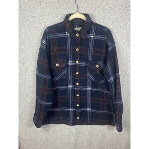 Juneau Fleece Men’s L Vintage Button Down Grunge Lumberjack Gorpcore Hiking